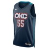 Dres Oklahoma City Thunder Isaiah Hartenstein Nike 2025-26 City Edition Crno Swingman